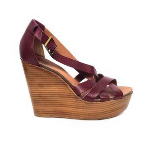Lucky Brand | Wedges Leather Straps | Women's 10
